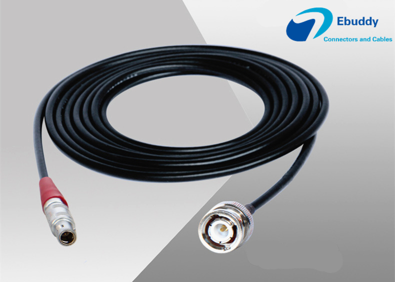 C5 to Q9 Ultrasonic probes cables Lemo-00 to BNC male cable