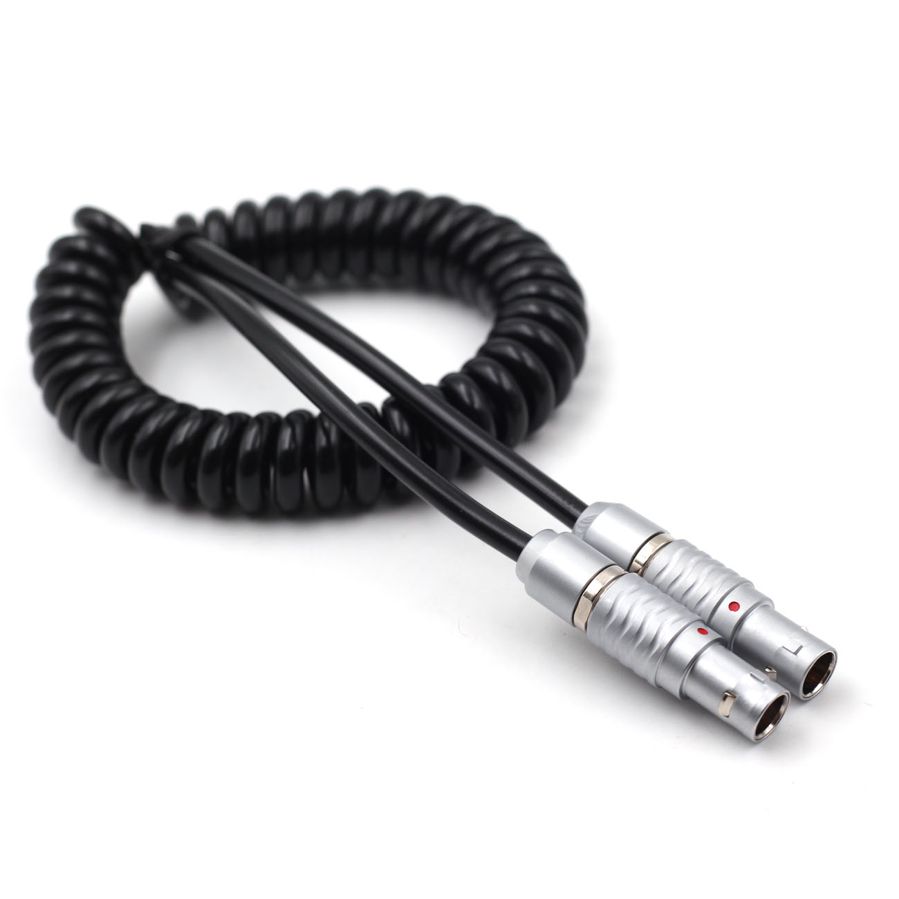lemo 2pin to 2pin power spring cable for Arri camera