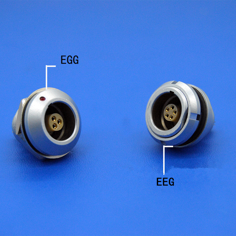 Lemo EEG socket 0K 5pin female receptacle for panle install EEG.0K.305