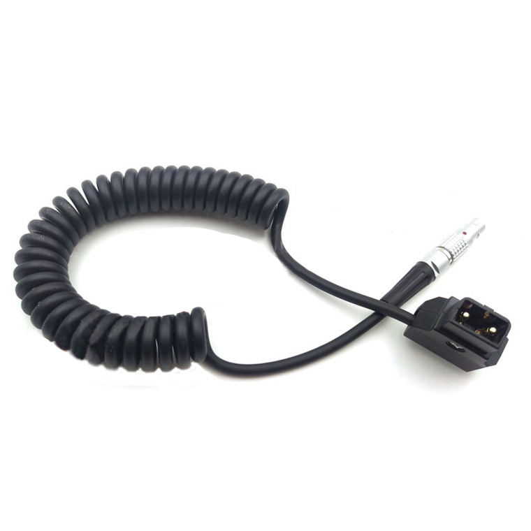 Teradek Bolt Pro 300 RX power cable Lemo 2pin to D-tap spring cable